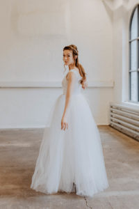 Brautkleid mit Tüll