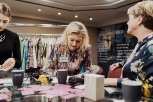 Andrea Droemont bei der Arbeit